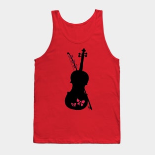 Violin Bow & Hair Bows Tank Top